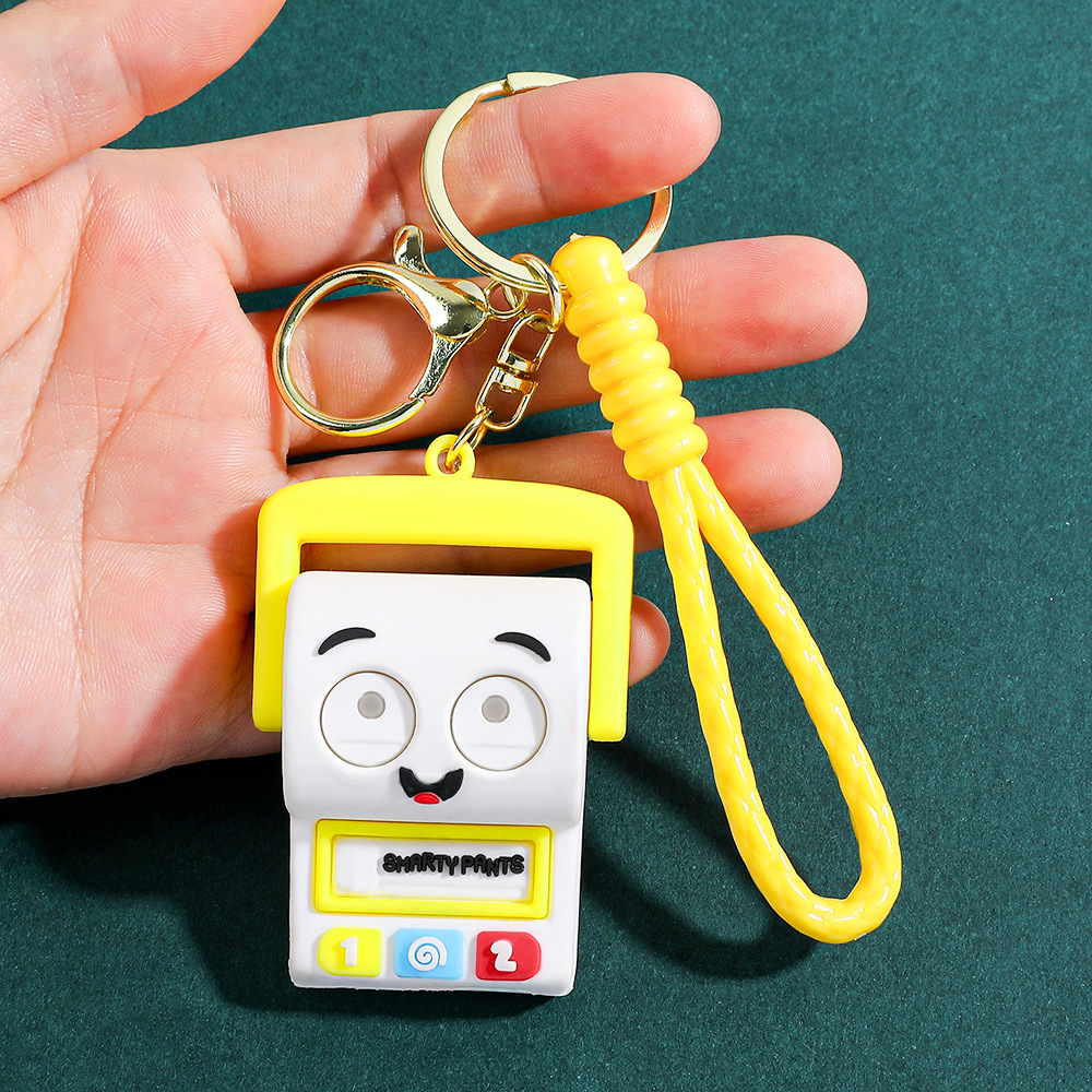 Llavero de silicona de Toy Story, el popular dibujo animado, con personajes como el alienígena de tres ojos, Buzz Lightyear y el oso Lotso, ideal como adorno para bolso.