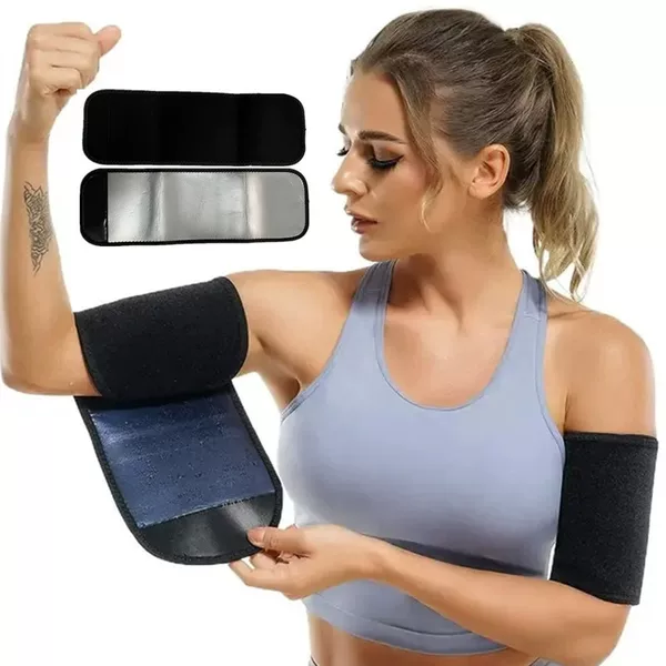 Amazon Sweat Arm Protector Arm Trimmer Arm Band Sauna Sweat Arm Sleeve Trainer Yoga Sauna Sports Protective Gear