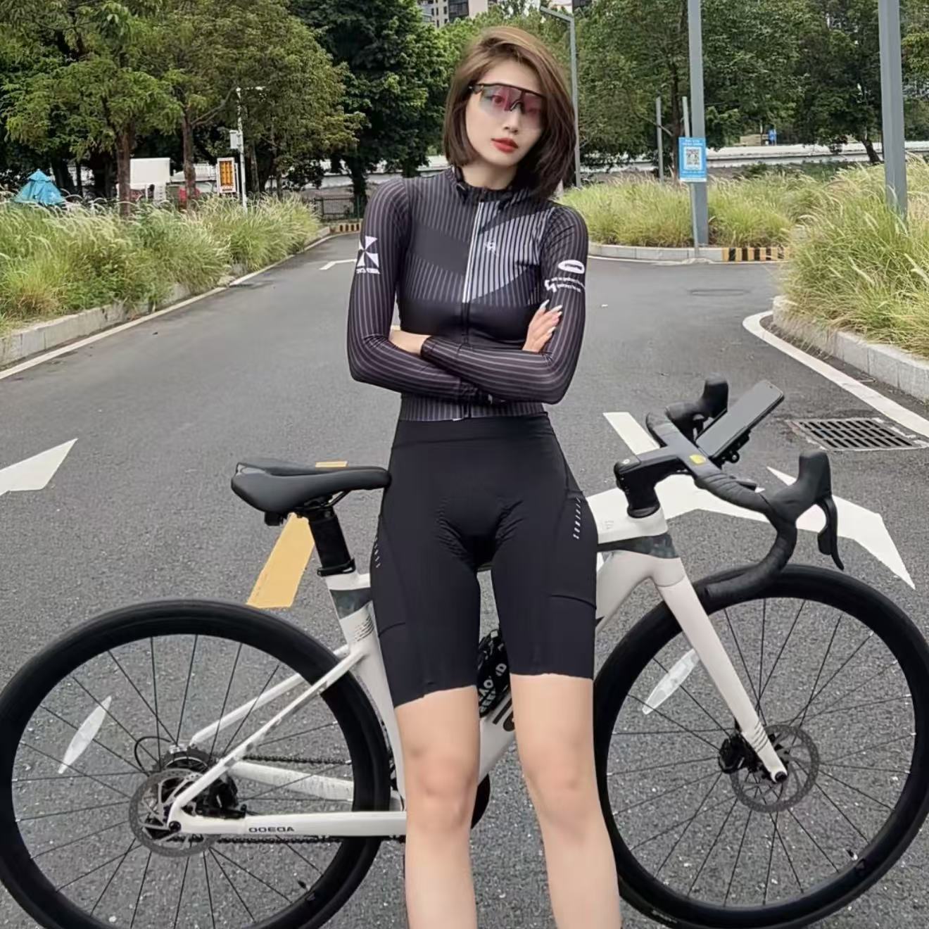 Autumn thin jersey, long-sleeve, bike, three colors 5