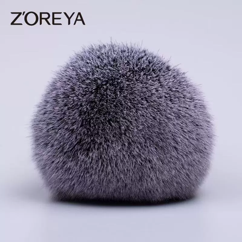 Ручная кисть, черные румяна для лица, пудра