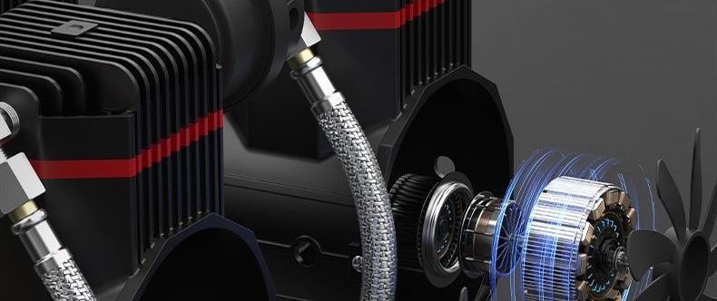 Silent air compressor 220V small industrial oil-free silent woodworking household portable air compressor