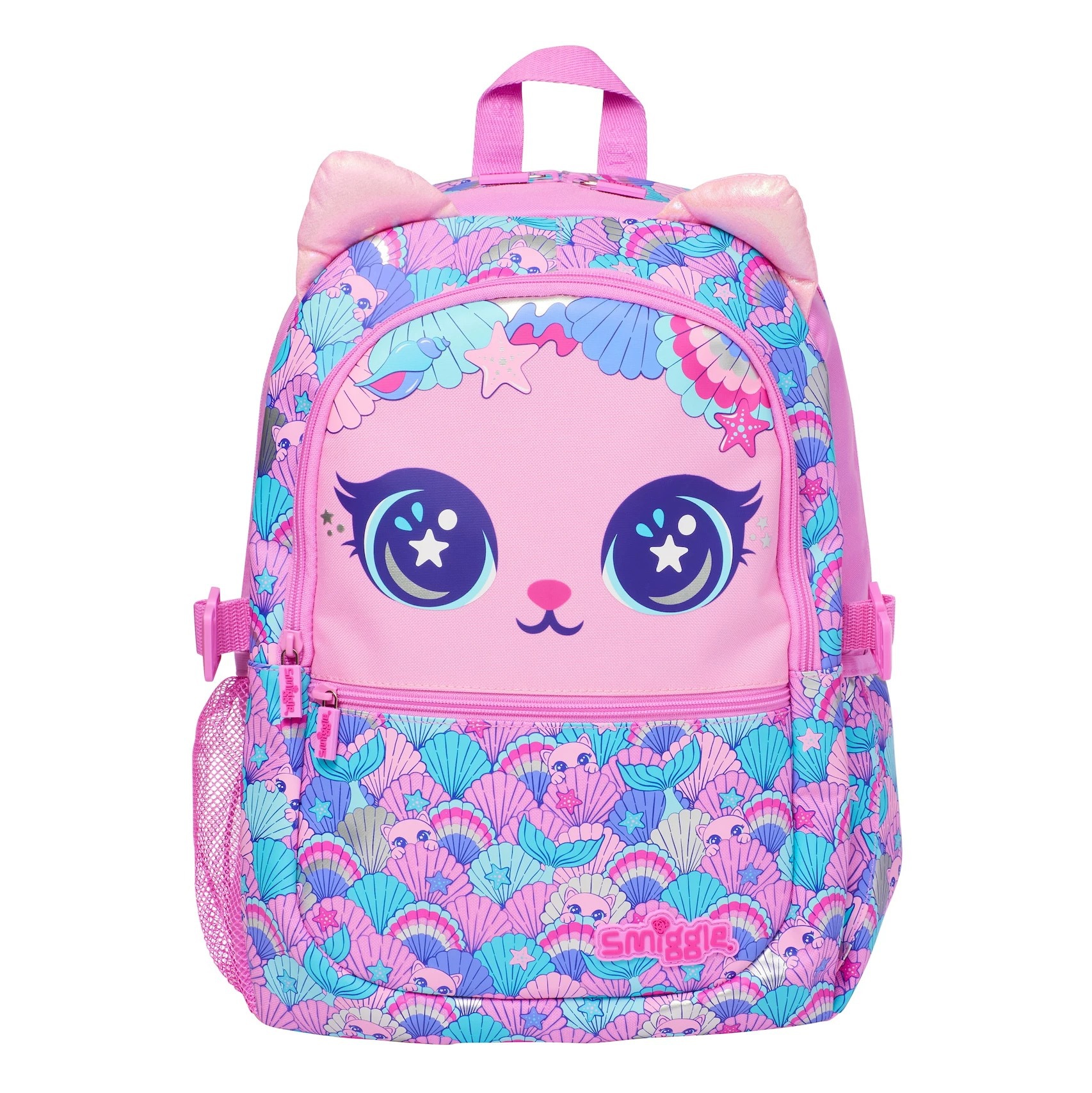 Smiggle grande kt Stitch mochila de gran capacidad de descompresión de doble hombro de dibujos animados