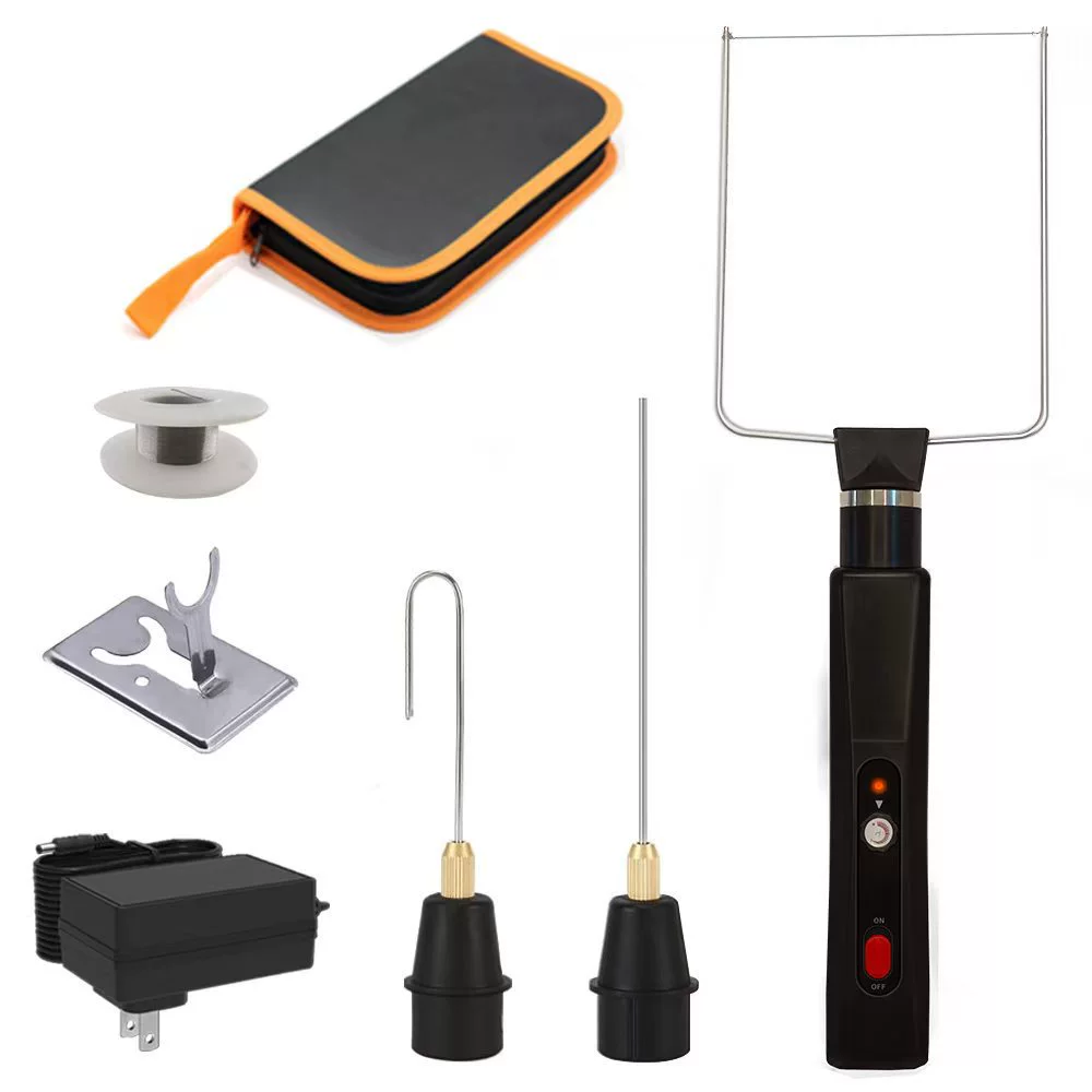 Электрический пенорез с регулируемой температурой 3-в-1 от производителя, с переключателем, ручка для резки пенопласта, нож для резки пенопласта