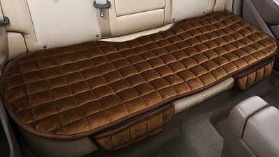 set thick warm rear wool – Seat cushion, seat cover - back-row-coffee-color-universal