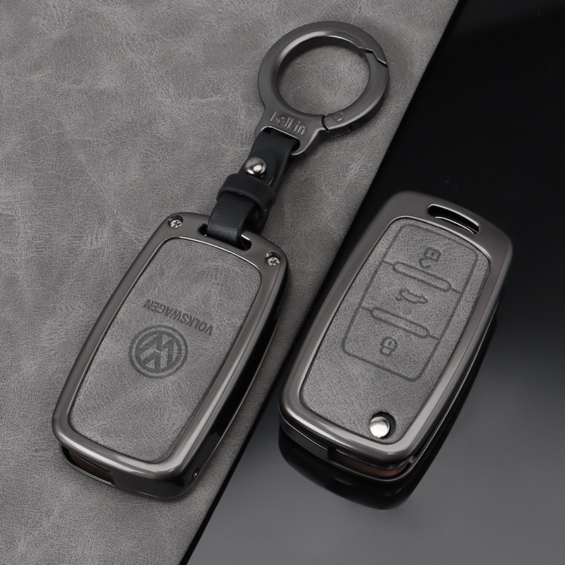 Suitable for Volkswagen Key Cover Old Model Jetta Bora Tiguan Protective Shell Polo Passat Santana Car Buckle