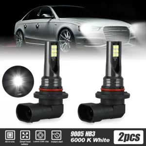 Прямые продажи с фабрики 9005 9006 H7 12SMD 55W светодиодные противотуманные фары автомобиля DC12V-24V
