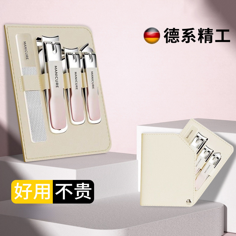 Nail clip portátil nail cutter kit kit de manicure para mujeres giratorias manicure tijeras al por mayor personalizadas biselado image 3