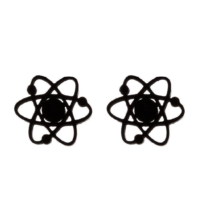 18K Gold, Real Gold Plated Plating Material Ear Studs Classification PVD Coated 18K Gold Real Gold Plated Geometric 304 Stainless Steel Fashion Waterproof Non Tarnish Ear Studs