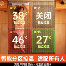 2025新款石墨烯電熱毯單人雙人電褥子調溫家用宿舍省電水洗除蟎墊