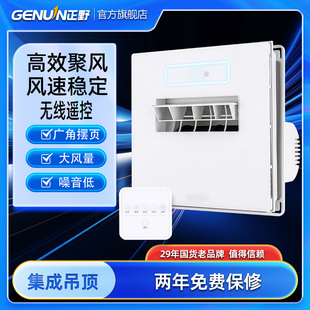 Zhengye Liangba Integrated Ceiling Kitchen Embedded Household Multifunctional Air Cooler Ceiling Remote Control Cooling Fan