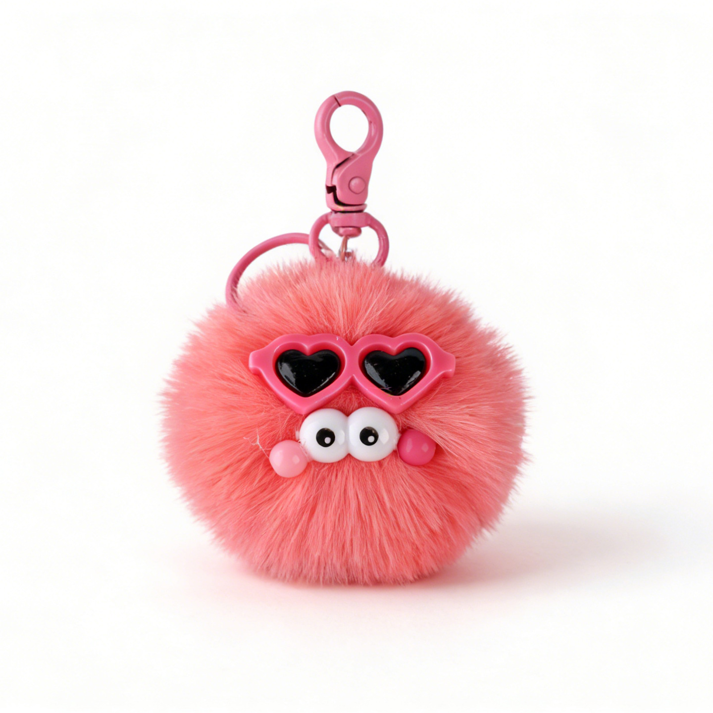 Nueva imitación de pelusa de carbón bola de llave de automóvil colgante bola de peluche muñeca creativa bolsa colgante regalo