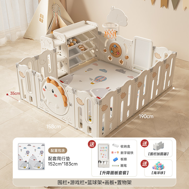 Baby juego valla valla protector de bebés esterilla de rastreo interior niños hogar sala de estar seguridad juguetes para niños pequeños