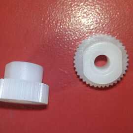 塑料园螺母塑料带台阶螺母锁紧螺母竖纹手拧螺母展示架螺母