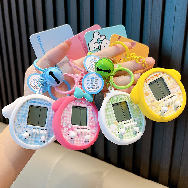 Genuine Sanrio Star Tea Party máquina de juego llavero colgante Yugui perro coolomi Pacha perro mochila adornos