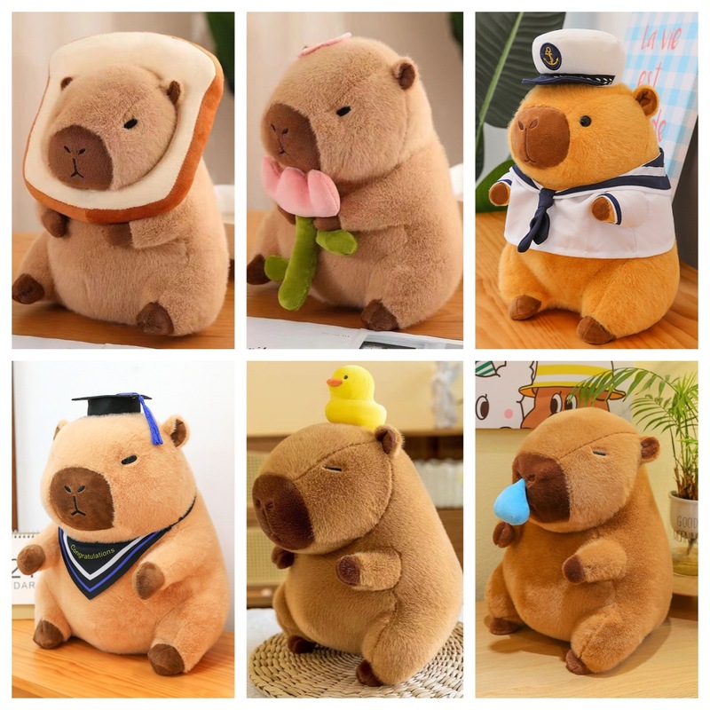 ネットセレブ かわいいカピバラ 鼻水ぬいぐるみ カピバラ人形 醜いかわいいカピバラ人形 ぬいぐるみ|undefined