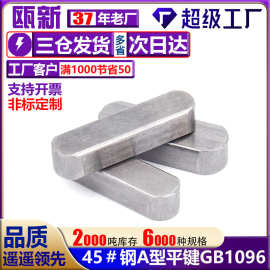 瓯新平键销45＃国标A型 高强度GB1096方键销方销两头半圆键条