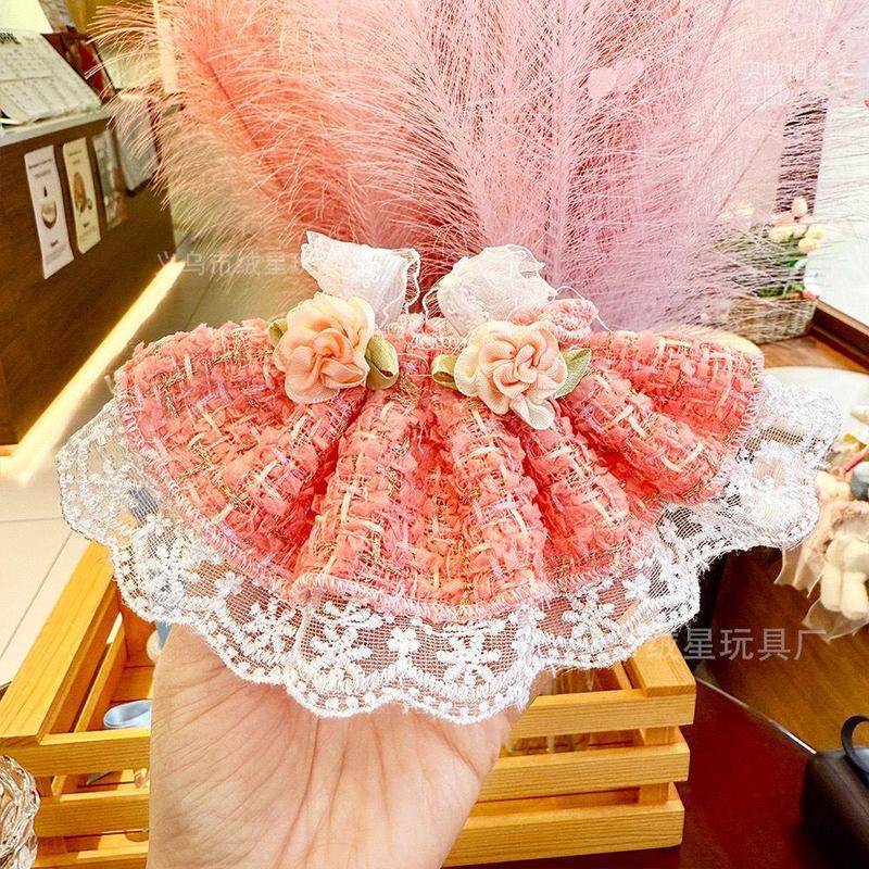 新款娃衣蕾丝蓬蓬裙公主裙棉花娃衣服小香风创意宫廷风18-23cm|undefined