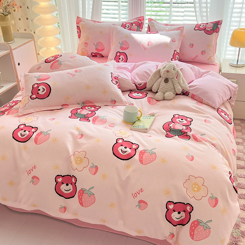 Bedspread set for elementary school students, 2–4 piece, multiple sizes (1.2/1.5/1.8/2.0 m), assorted prints