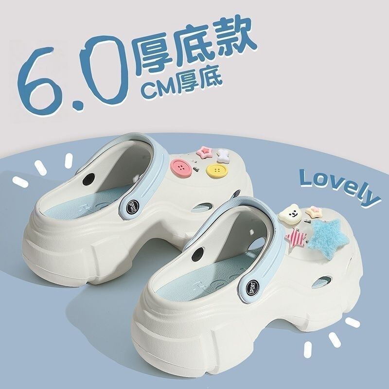 Women's Thick-Soled Clogs 2026 New Summer Outdoor Arch-Support Height-Increasing Eva Non-Slip Anti-Odor Closed-Toe Half Slippers Women's Thick-Soled Clogs 2026 New Summer Outdoor Arch-Support Height-Increasing Eva Non-Slip Anti-Odor Closed-Toe Half Slippers