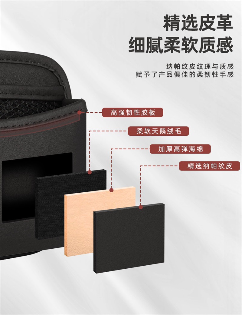 Car Storage Bag Paste Type Main Passenger Central Console Multifunctional