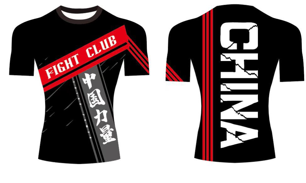 중국 전원 짧은 소매