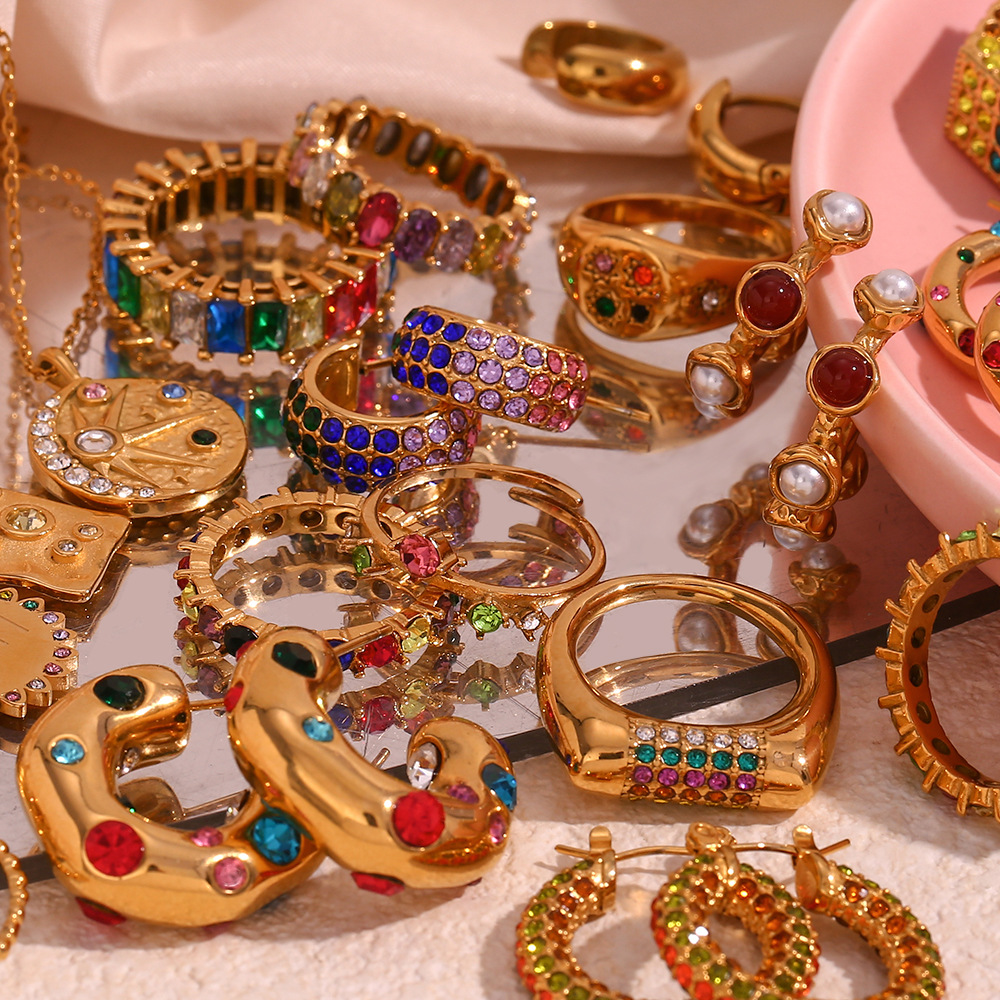 ins style, colorful necklace