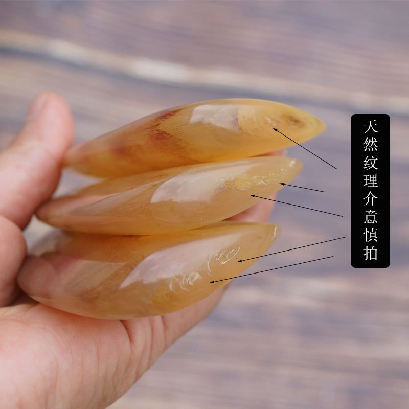 天然正品牛角梳子情人节加厚便携专用女梳密齿按摩梳刻字长发|undefined