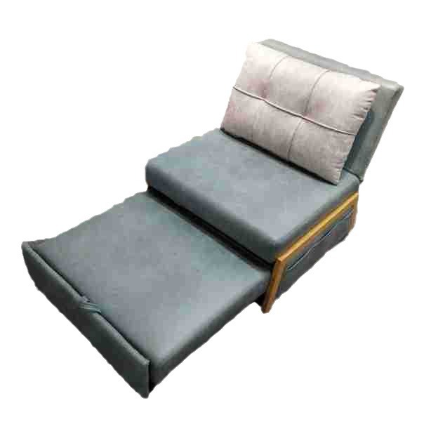 Tejido moderno simple y tecnológico sofá cama plegable para una sola persona, sala de estar de alquiler, sala de estudio multifuncional image 6
