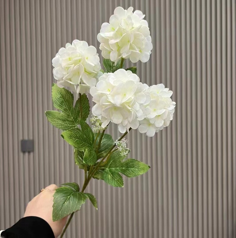 白い造花シーンアレンジメント花の造花ブーケ装飾造花造園アジサイシルクフラワー装飾花|undefined