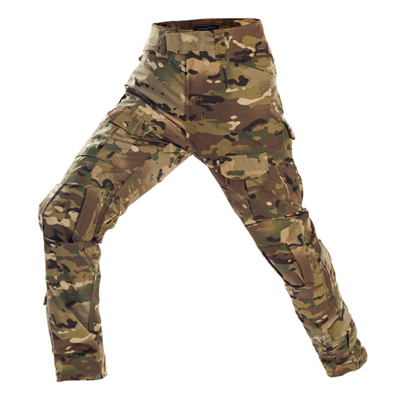 Outdoor Tactical Camouflage Training Pants for Men, Wear-Resistant Multi-Pocket Work Pants, Quick-Dry Breathable Military-Style Long Pants Outdoor Tactical Camouflage Training Pants for Men, Wear-Resistant Multi-Pocket Work Pants, Quick-Dry Breathable Military-Style Long Pants
