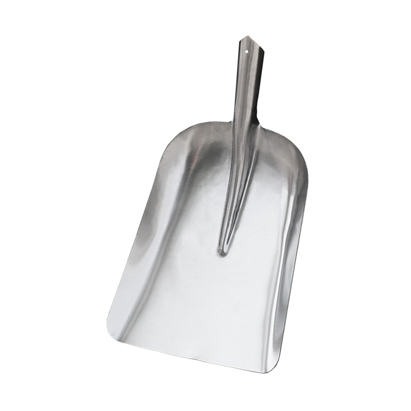 Pala de acero inoxidable 304 Pala gruesa Pala cuadrada Pala de punta plana Pala de grano de destilería Fabricante de pala agrícola de alimentos