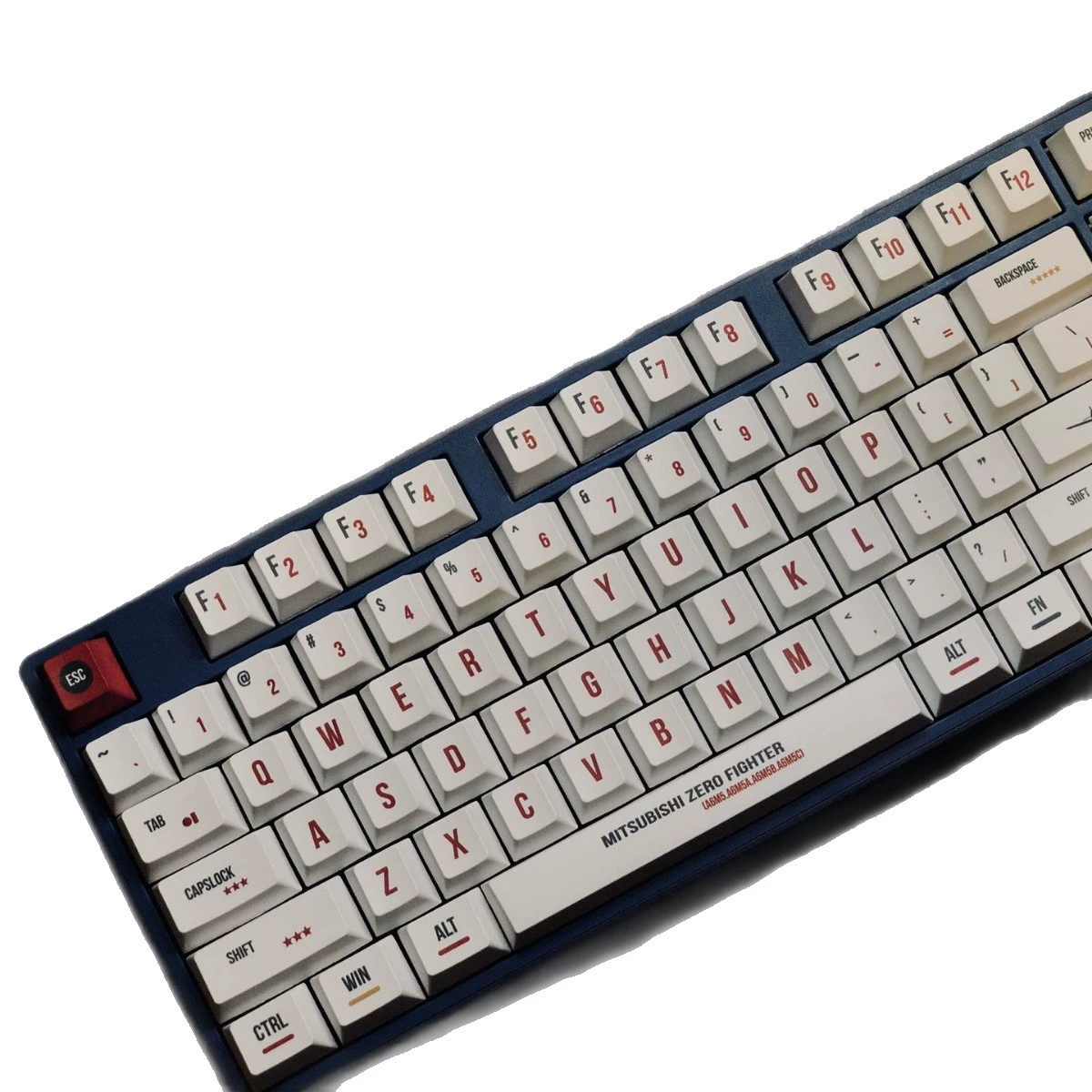 Игровой набор из ПВТ-сублимации 128 клавиш с оригинальной высотой тематики авиации, небольшой полный набор, двухмерный, простой и настраиваемый