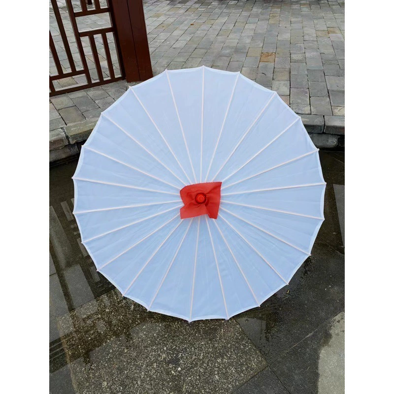 Танцевальный зонт из ткани бумажный зонт Цяньси ремесленный зонт мармелад красный танцевальный зонт бежевый белый древний реквизит прямые продажи