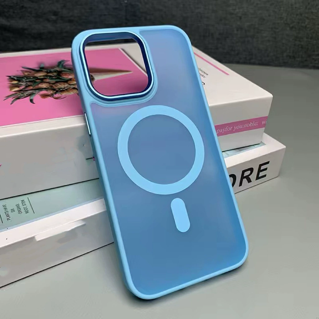 Чехол для телефона (Apple) iPhone 17 серии, матовый, с кольцом MagSafe-подобным, антивандальный