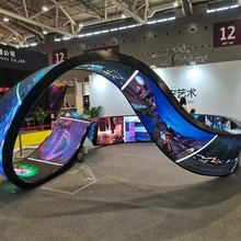led柔性显示屏厂家圆柱形球形魔方树形屏莫比乌斯环创意异形LED屏