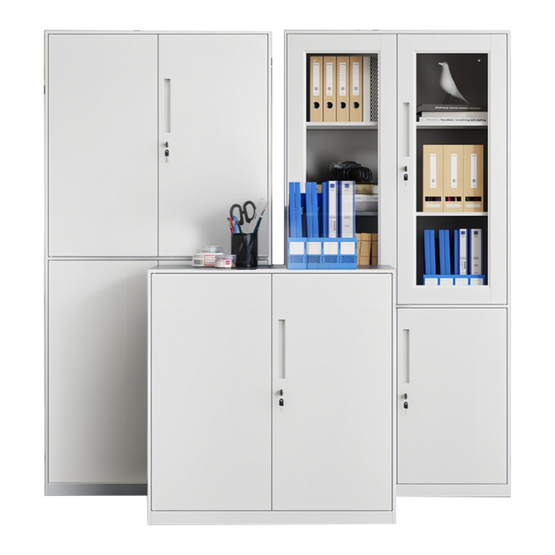 Gabinete de archivos grueso personalizado de acero de borde estrecho gabinete de hoja de hierro desmontaje de archivos gabinete de oficina gabinete de almacenamiento gabinete bajo gabinete de vales financieros
