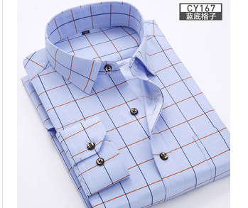 2025 Camisa de solapa de hombre de moda nueva transfronteriza Camisa de hombre de comercio exterior casual de negocios de rayas verticales frescas