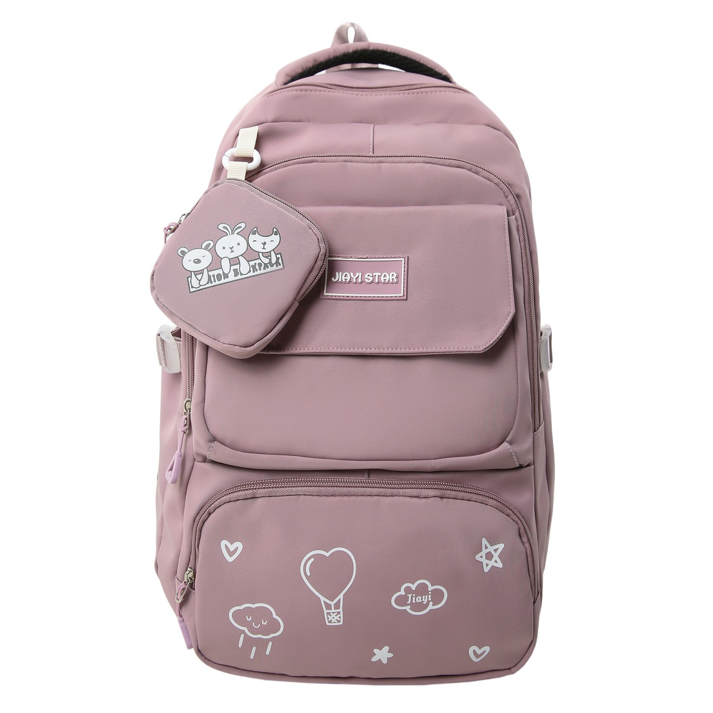 Mochila transfronteriza para estudiantes de secundaria JIAYISTAR Jiayi 2025 nueva bolsa de viaje mochila casual caliente
