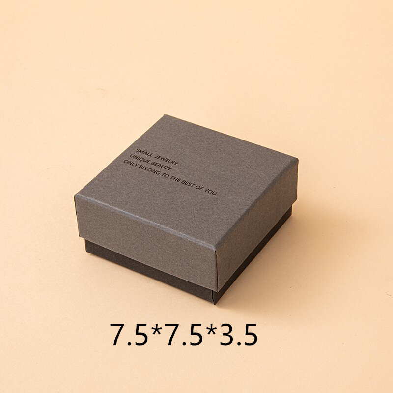 Fabricante en stock Luz de lujo gris negro joyería caja de joyería collar pendientes anillo pendientes pulsera caja de joyería