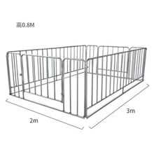 称猪地磅秤围栏一整套电子秤加厚移动地磅耐用可室外专用猪圈家用