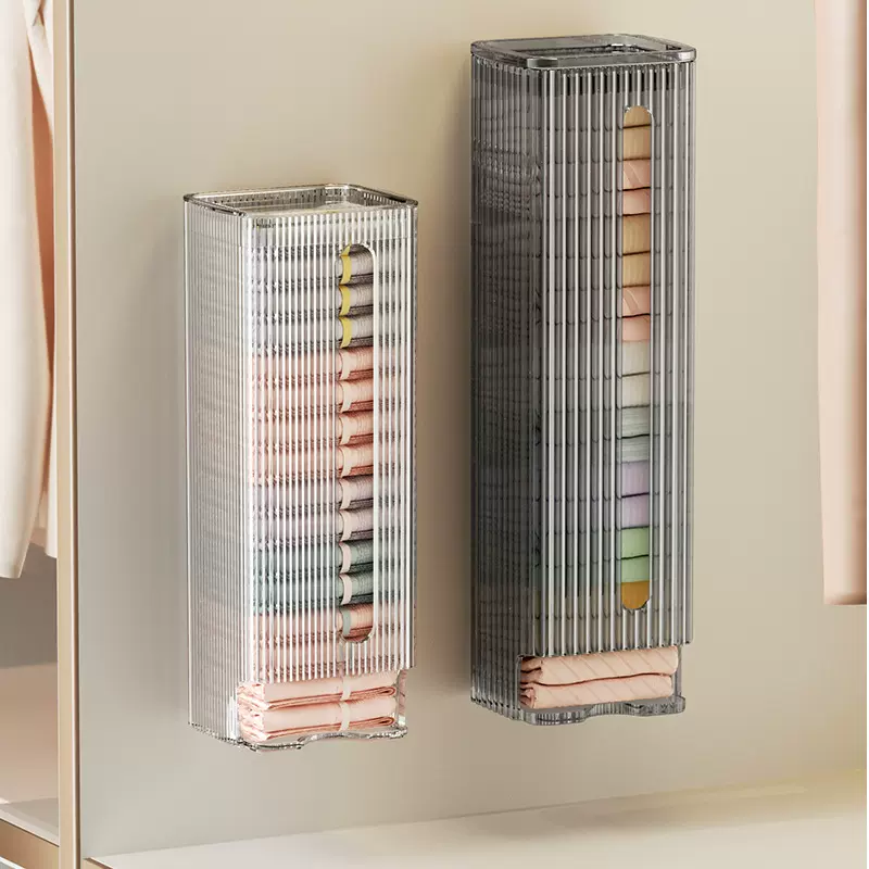 壁挂垃圾袋整理盒塑料袋收集器厨房袋子抽取式免打孔垃圾袋收纳盒