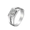 Metal silver men's accessory, wedding ring, Aliexpress, European style, Birthday gift