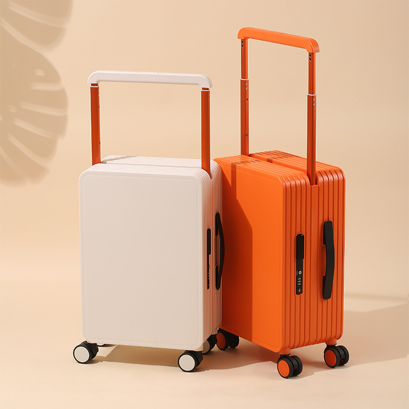 2025 Wide-Handle Luggage Suitcase 20inch Women's Carry-On Password Lock Suitcase with Universal Wheels, Airplane Luggage Suitcase Suitable for Carry-On