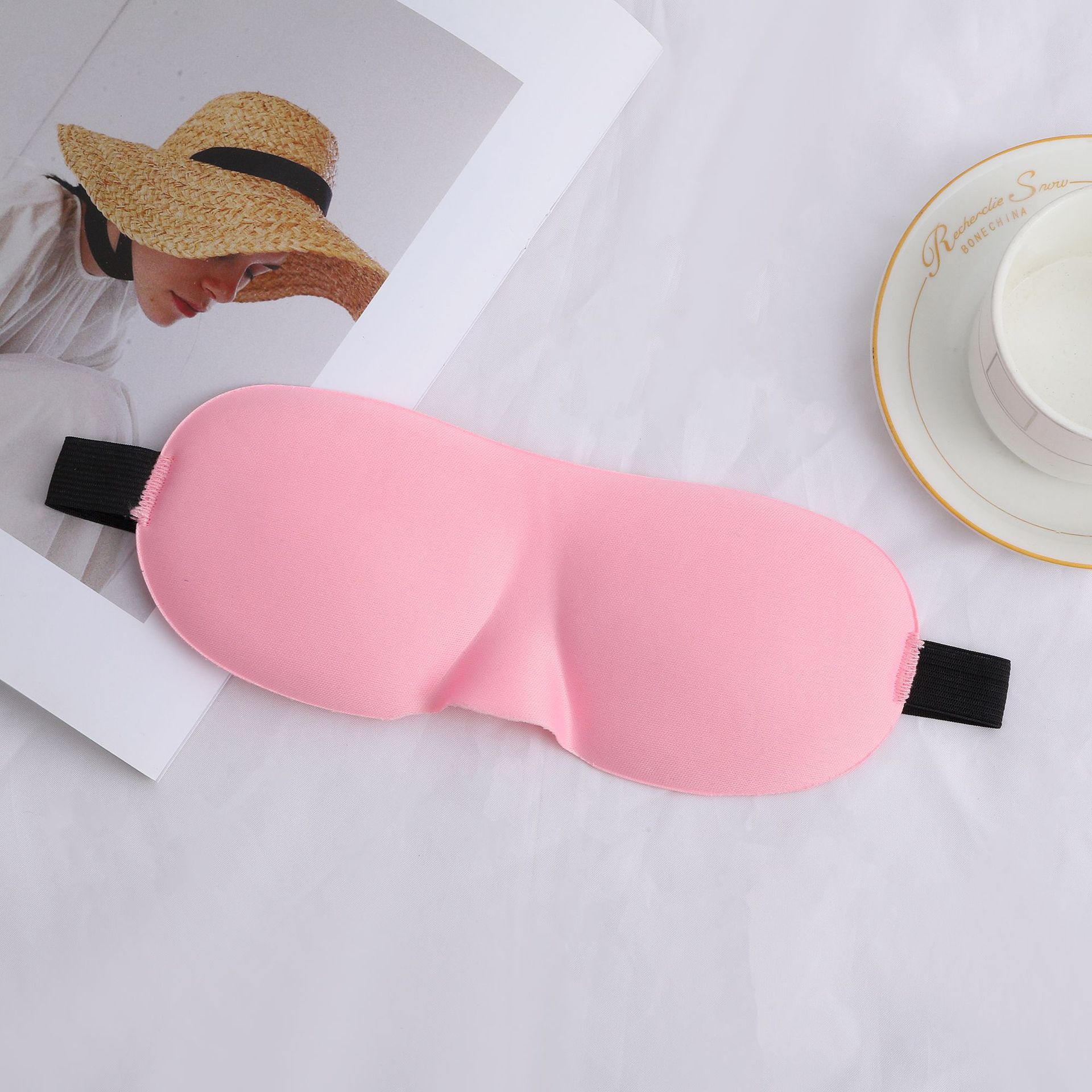 Directo de fábrica 3D tridimensional máscara de ojo creativo tridimensional sueño sombreado transpirable 3D tridimensional máscara de ojo sin costuras logotipo impreso