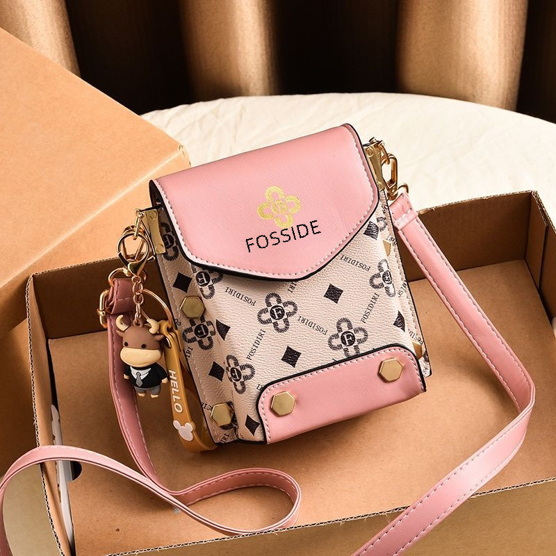Mobile Phone Bag Women's Summer Korean-style Crossbody Bag 2021 New Fashionable Fashionable Texturized Shoulder Bag Simple Mini Small Bag_voghion.com