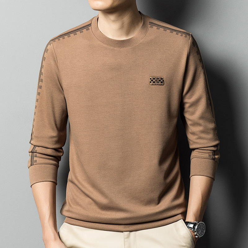 In-Stock Dropshipping Autumn New Solid Color Long-Sleeve Waffle Knit Men's Stylish Korean-Style Casual Slim-Fit Sweatshirt In-Stock Dropshipping Autumn New Solid Color Long-Sleeve Waffle Knit Men's Stylish Korean-Style Casual Slim-Fit Sweatshirt