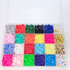 Clay, ceramics, beaded bracelet, accessory, set, suitable for import, 6mm, Amazon