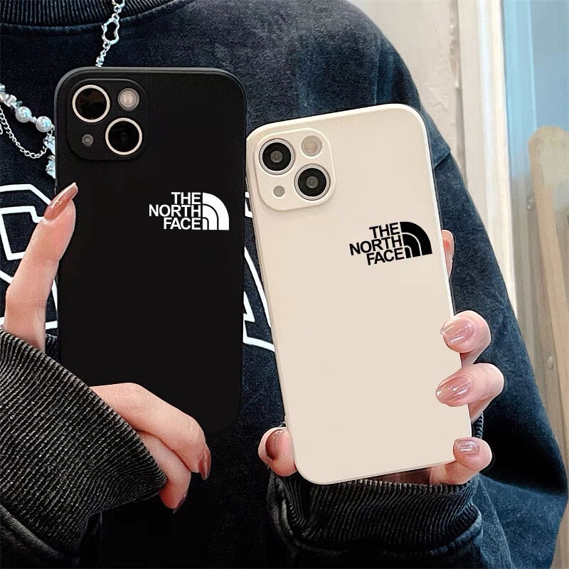 Suitable for Iphone16Promax Mobile Phone Case Trendy Brand North Apple 13 Straight Edge Soft Shell Cross-Border Export 15 Couples Suitable for Iphone16Promax Mobile Phone Case Trendy Brand North Apple 13 Straight Edge Soft Shell Cross-Border Export 15 Couples