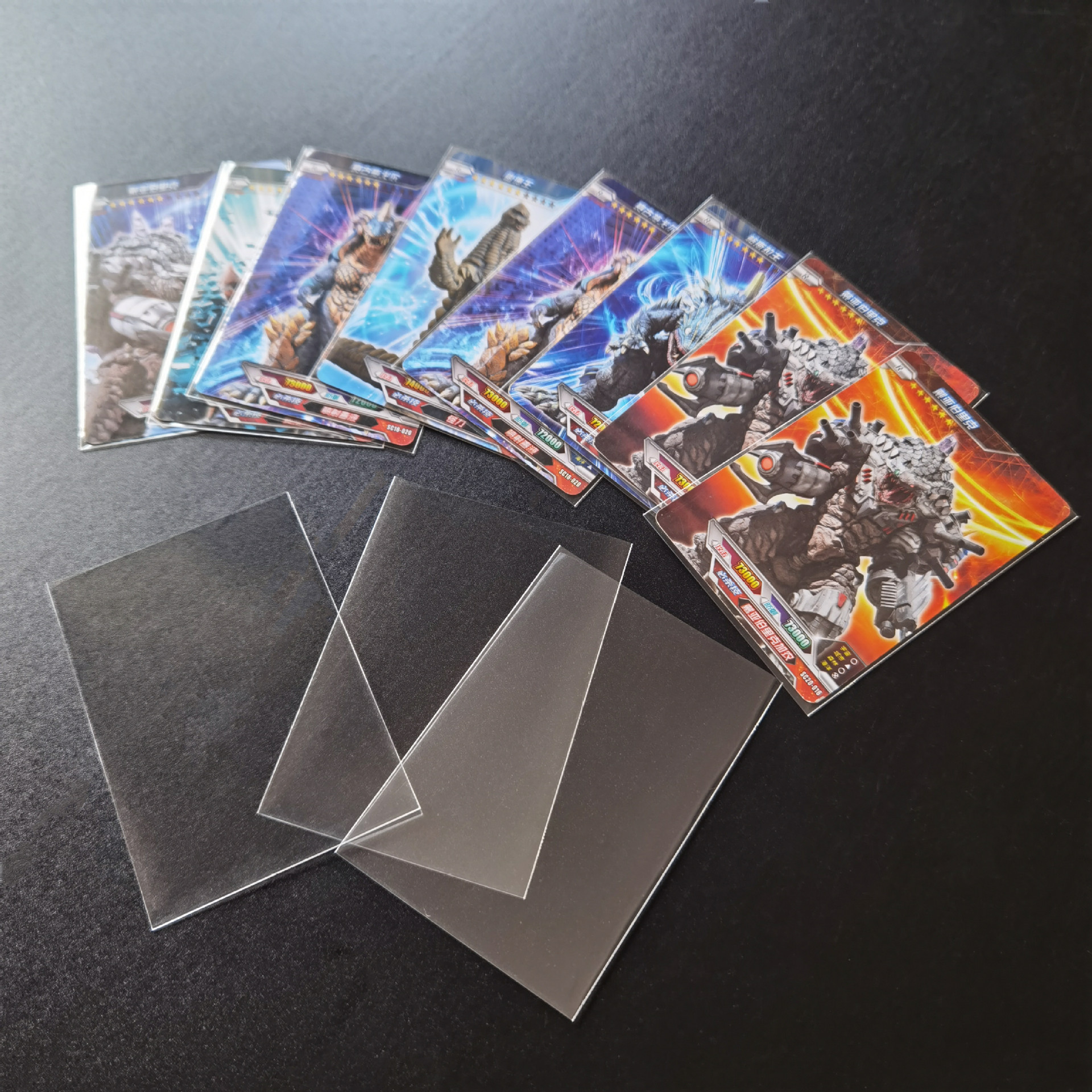 定制高透明opp塑料齐口平口袋奥特曼卡套卡片袋照片明星卡套彩袋