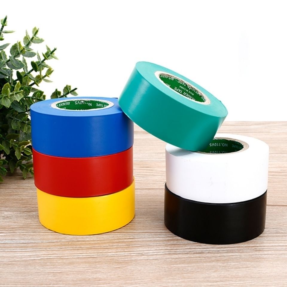 加宽5,10公分电工防水胶带pvc大卷超粘阻燃耐高温绝缘黑胶布批发
